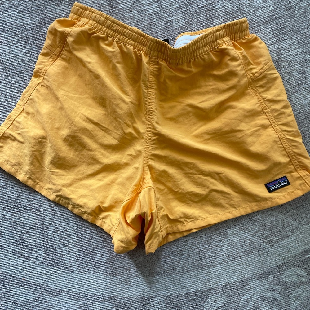 Patagonia Yellow Baggies shorts